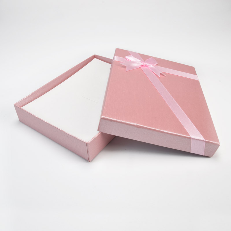 Подарункова коробочка Прямокутна, 16х12х3 см, Рожева (UPK-035948)