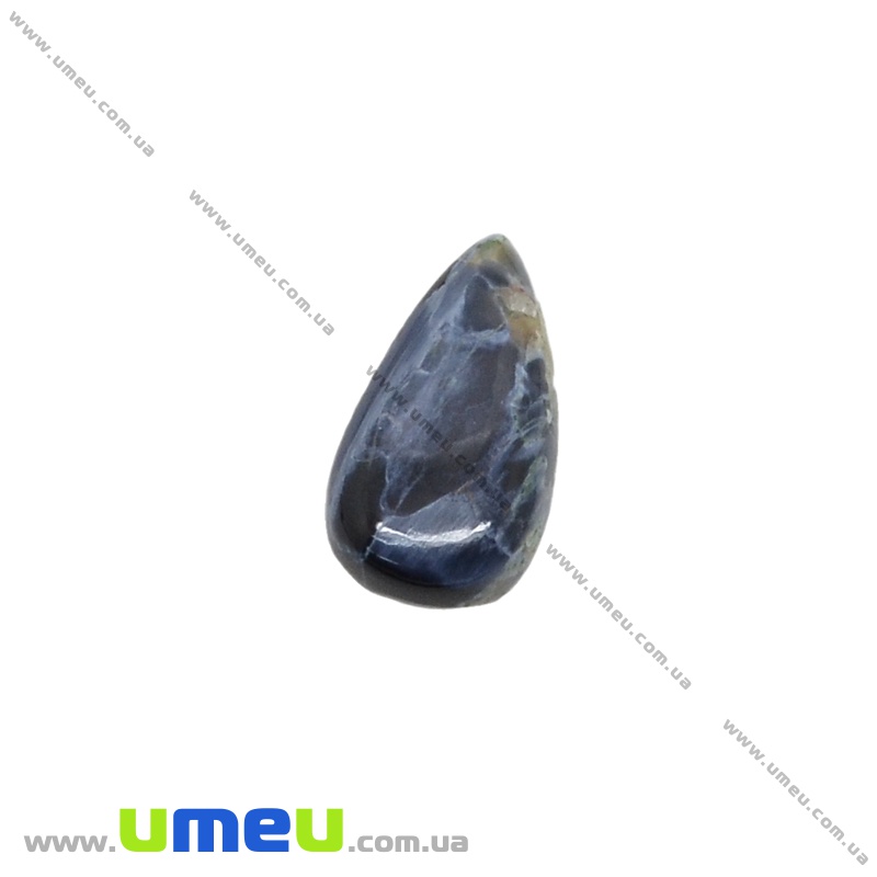 Кабошон нат. камінь Петерс, Крапля, 23х12,4 мм (KAB-036139)