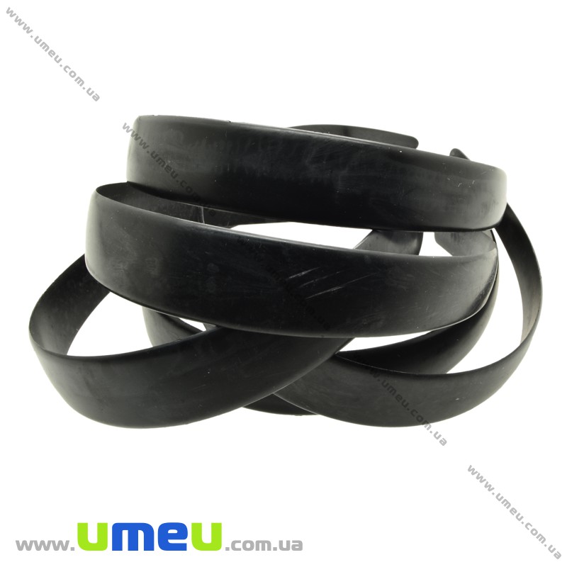 Обруч пластиковий, 24 мм, Чорний (OSN-020544)