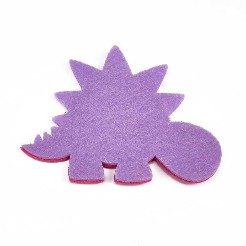 Декоративное изделие из фетра Динозаврик, 10х8 см, Малиновый (FLT-056569)