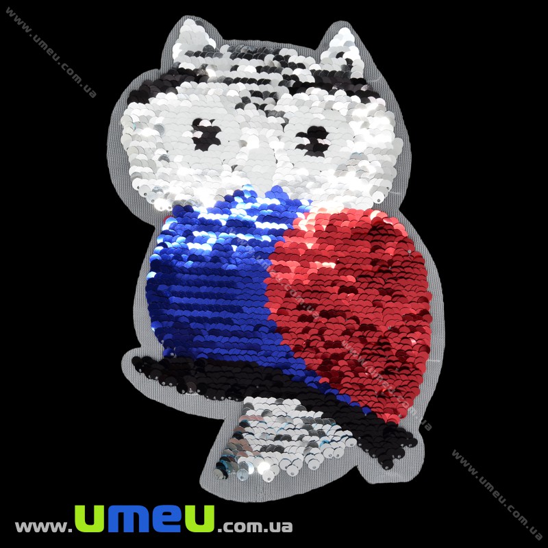 Аплікація пришивна двостороння Сова, 22х14 см (APL-025811)