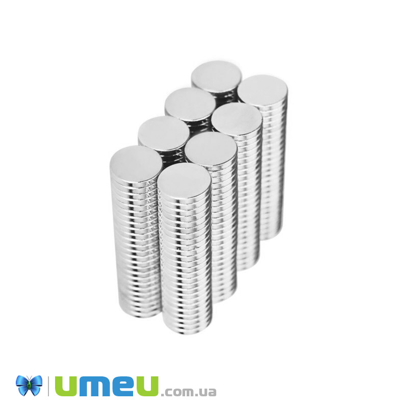 Магніт неодимовий для брошок Круглий, 10х1,3 мм (OSN-039331)