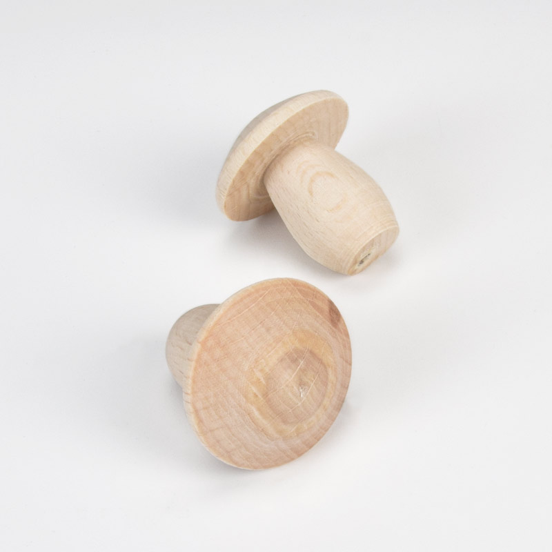 Грибочок дерев'яний, 3х3 см, Бук (DEC-058373)