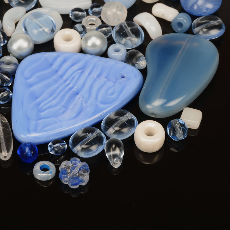 Намистини чеське скло Preciosa 92-Mix-Light Blue (BUS-036612)