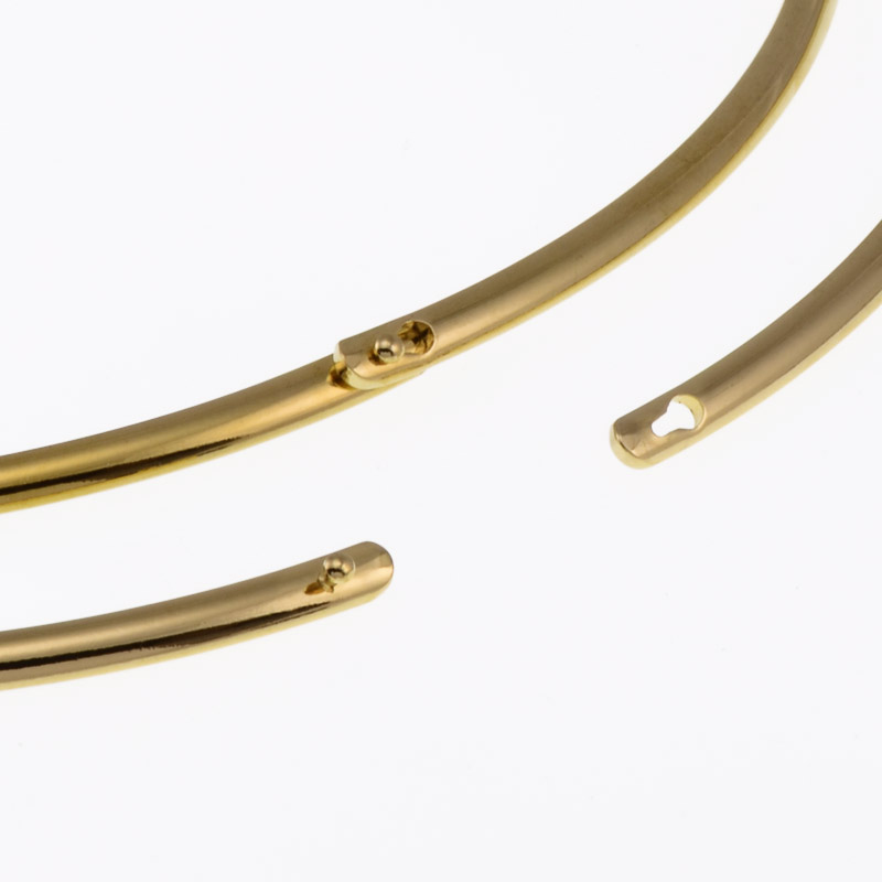 Основа на шию з нерж. ст., 13,5 см, 45 см, Покриття 18 kt (STL-056083)