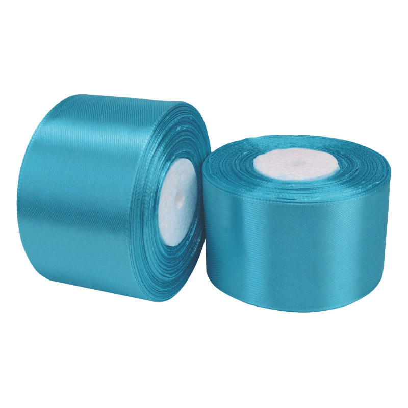 Атласна стрічка, 50 мм, Бірюзова (LEN-056857)