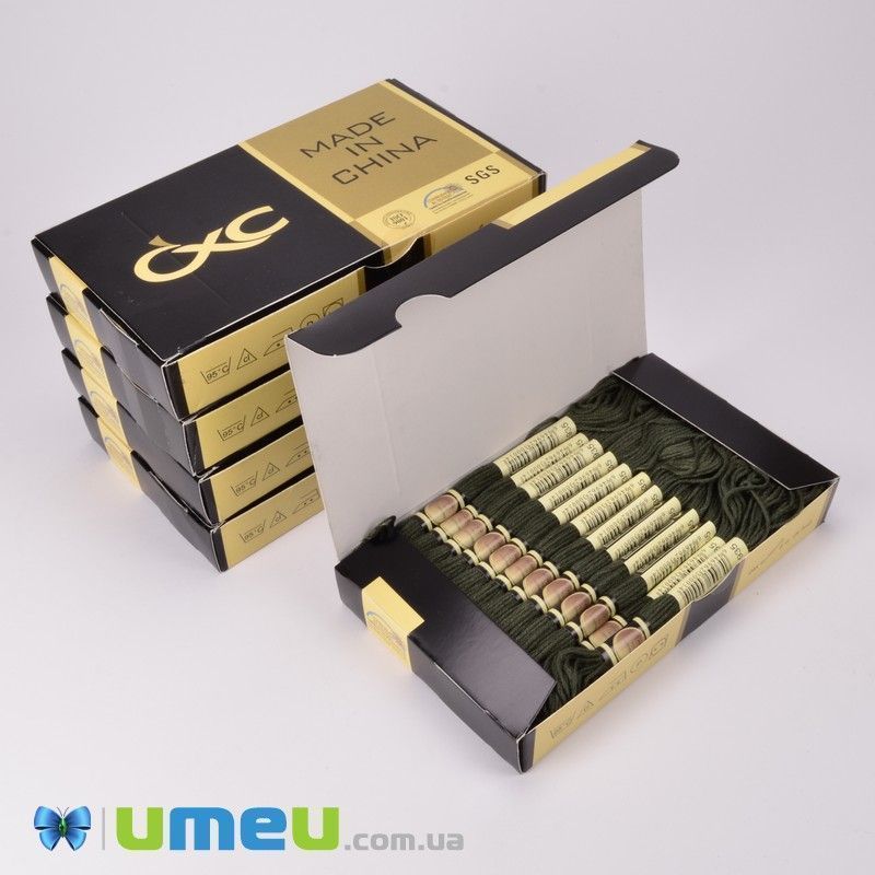 Муліне CXC 0935 Чорно-зелене авокадо, пор. (CXC-050306)