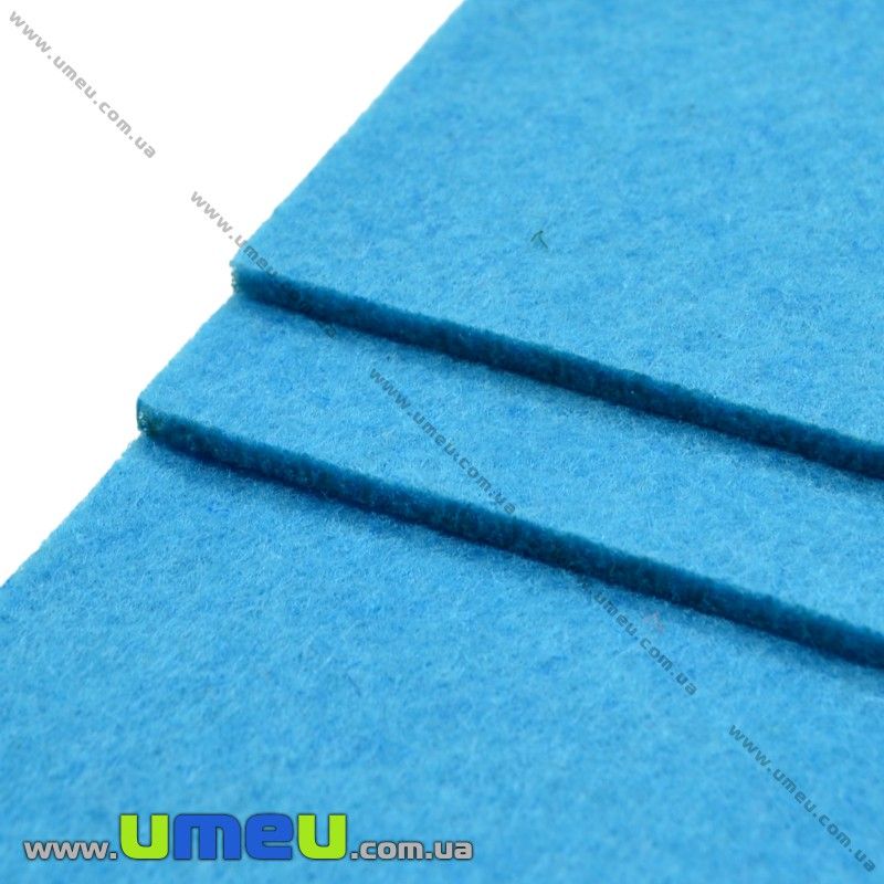 Фетр 3 мм, 30х30 см, 321 Блакитний (FLT-019335)