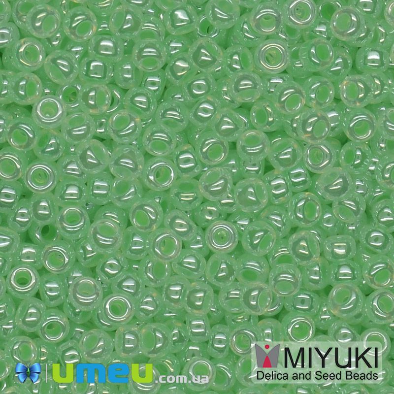 Бісер японський Miyuki круглий RR 11/0 №520, М'ятний (BIS-045633)