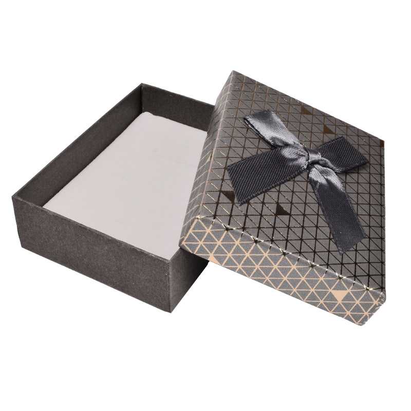 Подарункова коробочка Прямокутна, 9х7х3 см, Коричнева (UPK-053800)