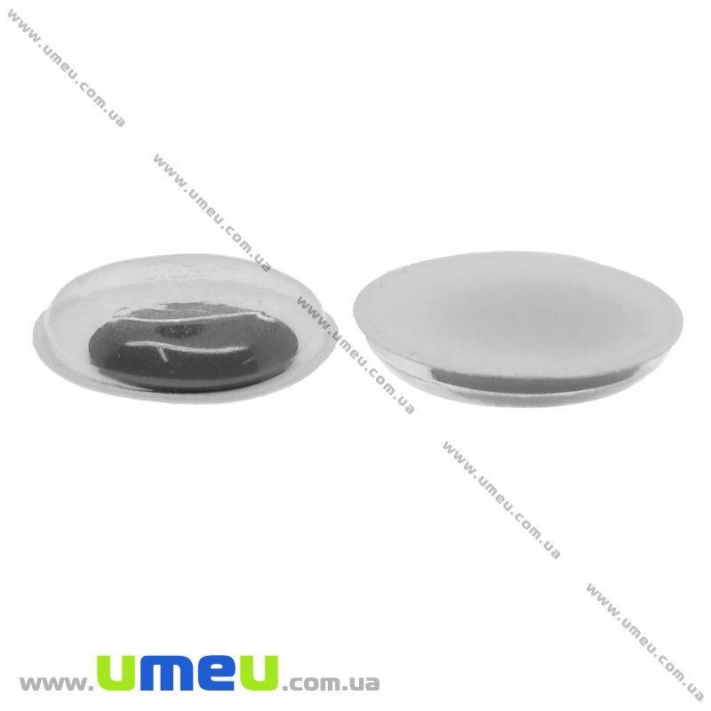 Очки клейові круглі, 30 мм, Білі (DIF-009185)