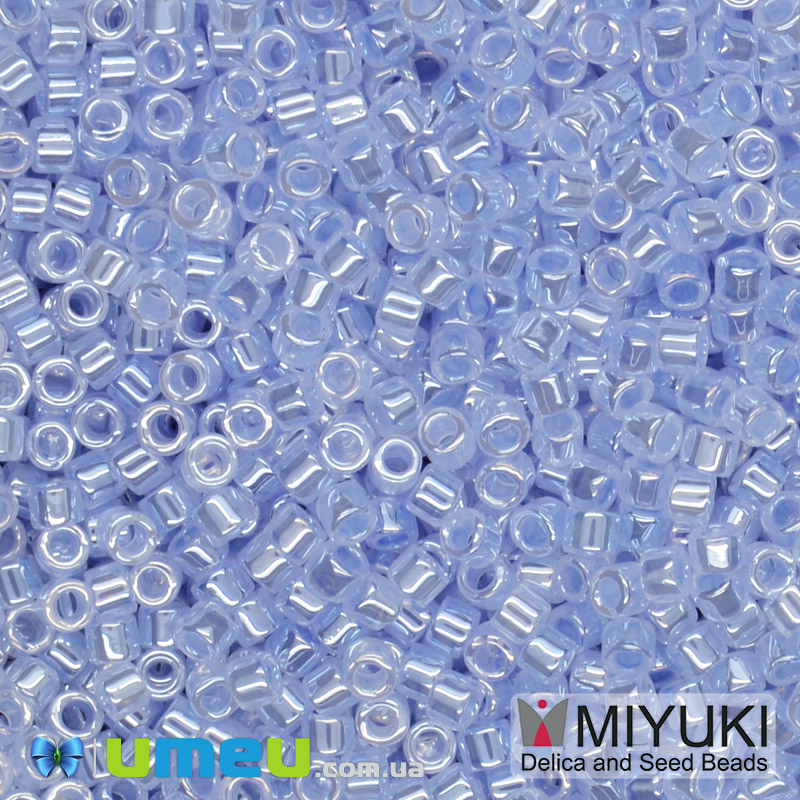 Бісер японський Miyuki Delica 11/0 DB257, Блакитний світлий (BIS-045258)