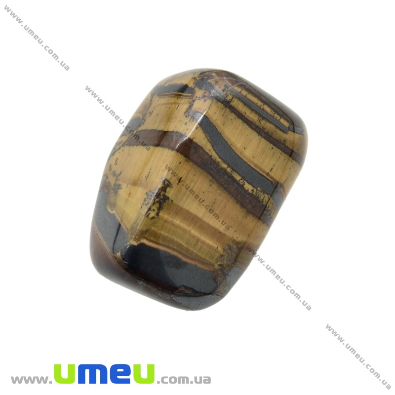 Галтовка Тигровый глаз с гематитом, 31х22х18 мм (POD-026080)