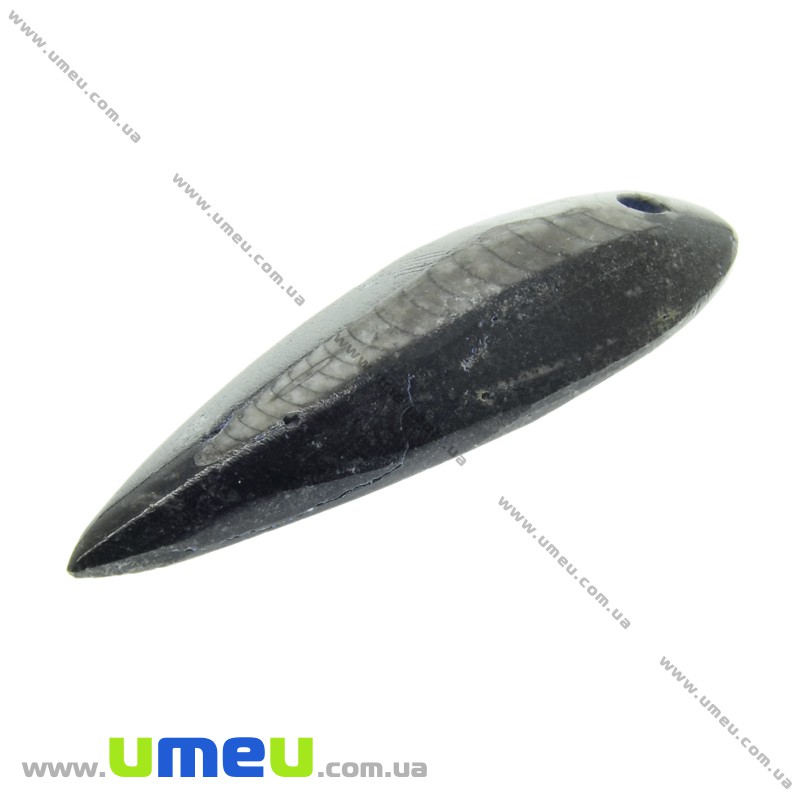 Підвіска з натурального каменю, Ортоцерас, 62х18 мм (POD-033542)