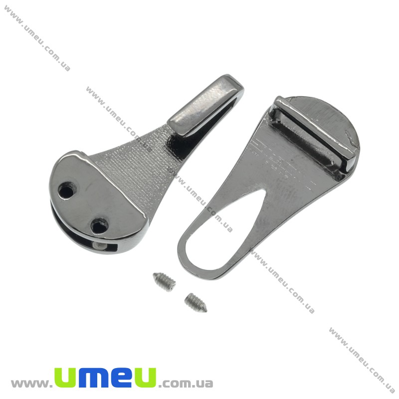 Пряжка металева роз'ємна, 68х17 мм, Чорна (SEW-013885)