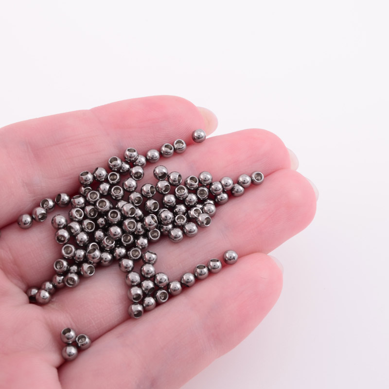 Заглушки торцеві з нержавіючої сталі, 3 мм, Темне срібло (STL-055918)