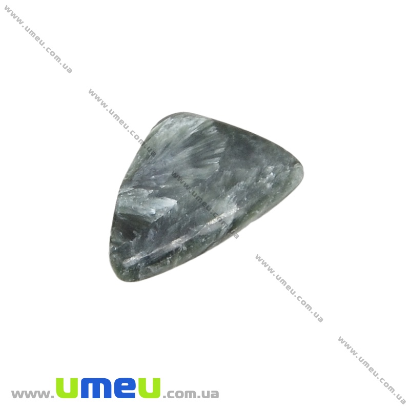 Кабошон нат. камінь Серафін, Трикутний, 24,7х16,3 мм (KAB-036148)