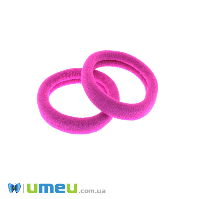 Резинка для волосся мікрофібра, 55 мм, Малинова (OSN-041695)
