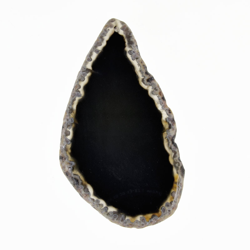 Срез Агата, Черный, 84х47 мм (POD-020172)