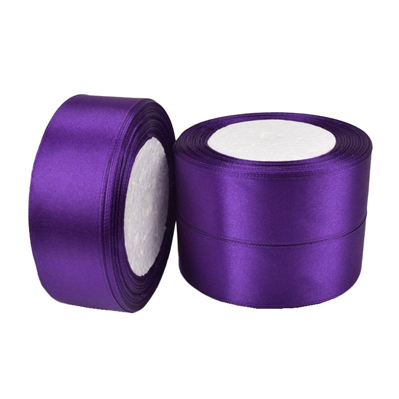 Атласна стрічка, 30 мм, Фіолетова (LEN-061105)