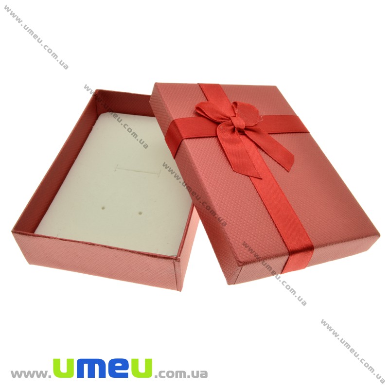 Подарункова коробочка Прямокутна, 11х8х3 см, Червона (UPK-023180)