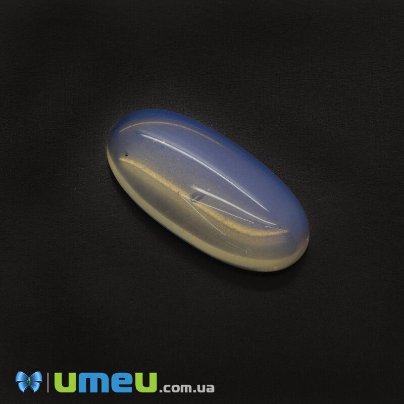 Кабошон нат. камінь опал (Місячний камінь) (2 сорт), Овал, 30х15 мм (KAB-042019)