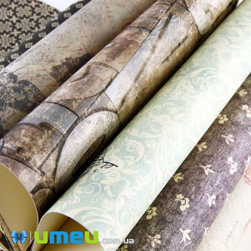 Альбом с бумагой для скрапбукинга (300*300 мм) 24 листа (DIF-039213)