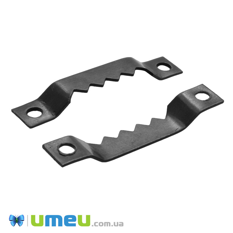 Підвіс для картин "крокодил", 40х7 мм, Чорний (INS-046921)