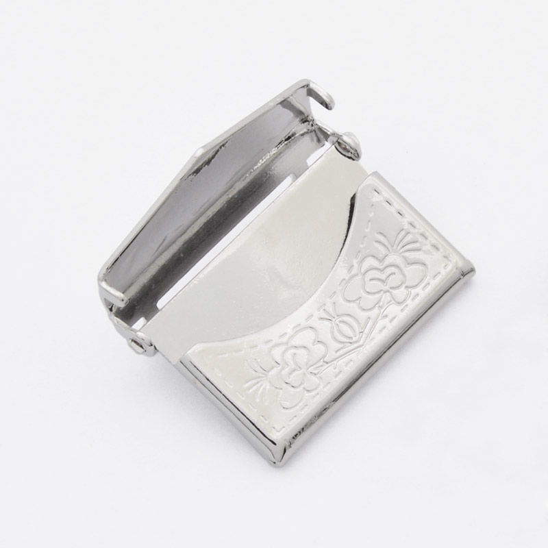 Медальйон Сумочка, Темне срібло, 21х17х4 мм (POD-054460)