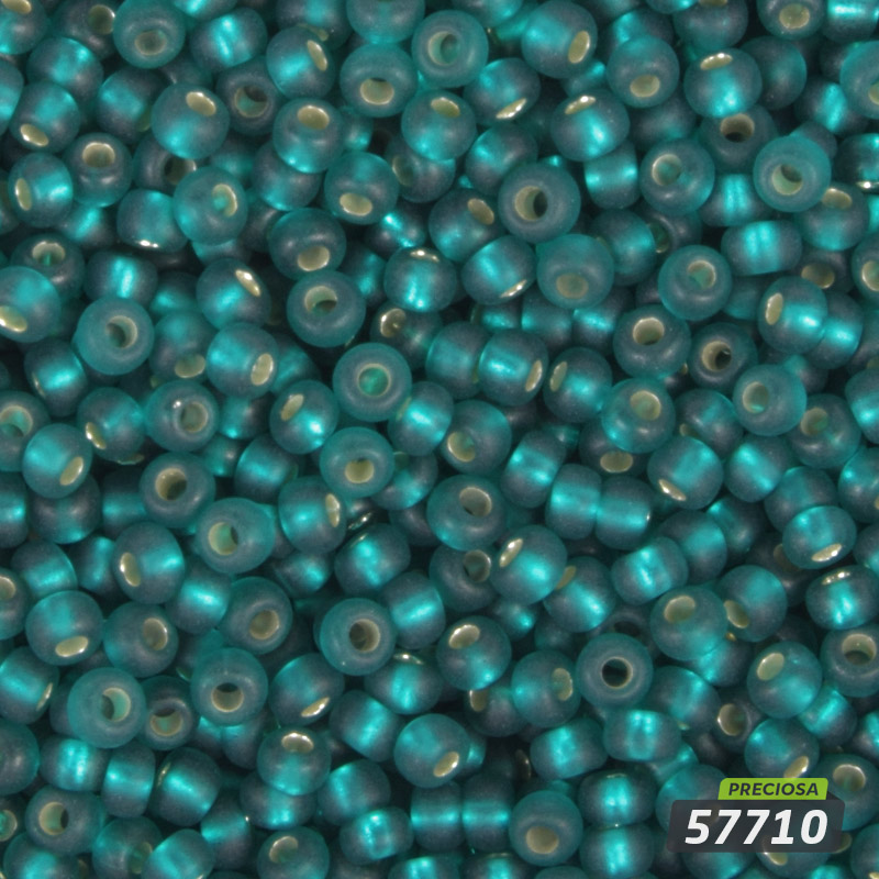 Бісер чеський №320m/57710m, Смарагдовий, Блискучий матовий, 10/0 (BIS-059020)