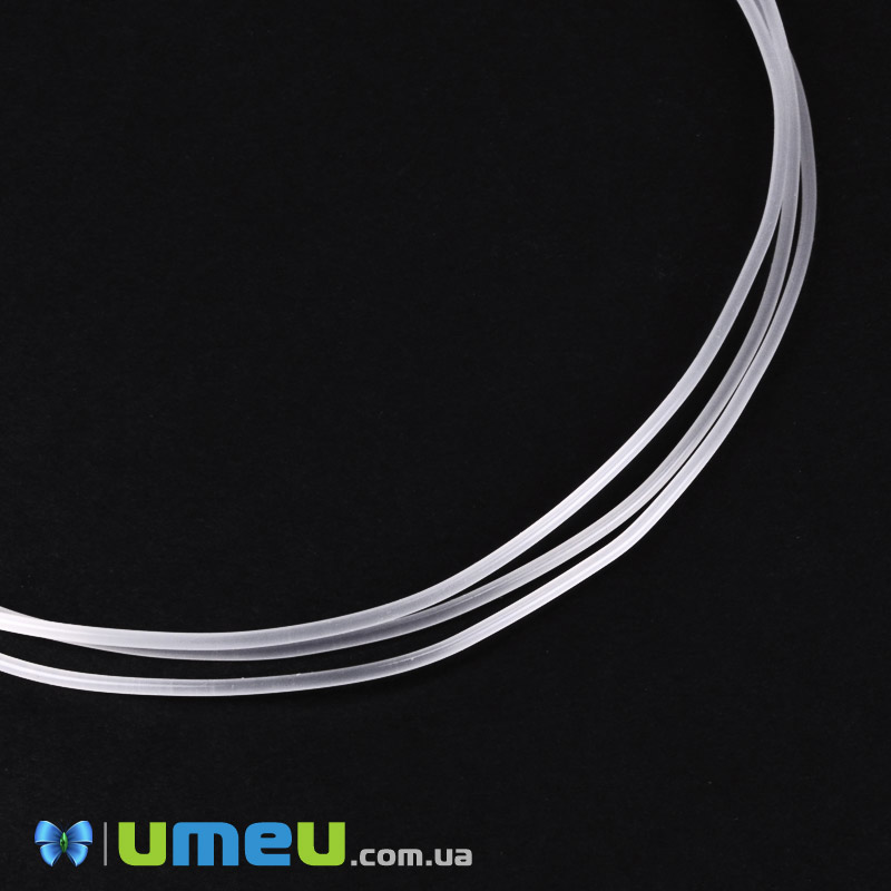 Поліамідна монохромна нитка, 1,5 мм, Прозора (LES-050845)