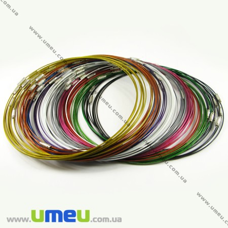 Основа для колье Чокер, Оранжевая, 44 см (OSN-000648)