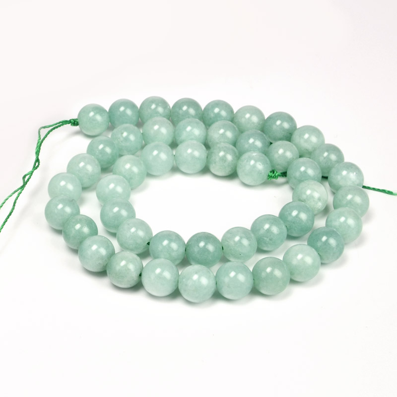 Бусины Жадеит, Натур. камень, 8,5 мм, Круглые (BUS-053941)