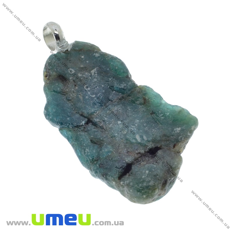 Підвіска з натурального каменю Апатит, 48х24х11 мм (POD-020143)