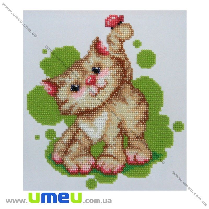 Схема для виш. бісером VDV, Кішечка Т-112, 18х16 см (SXM-029189)