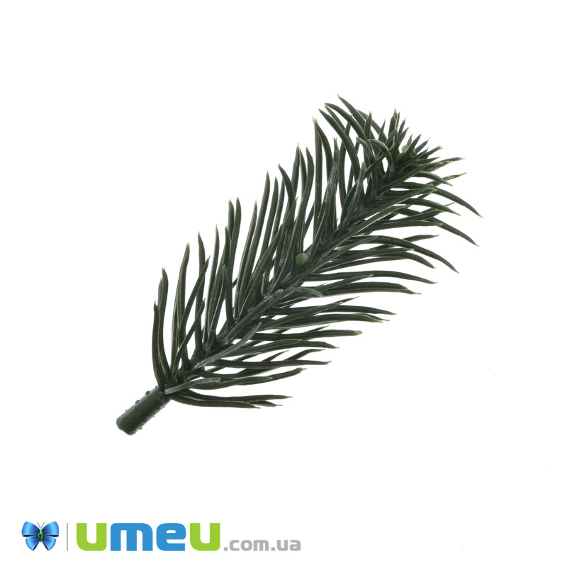 Гілка ялинки маленька, Зелена, 8 см (DEC-042856)