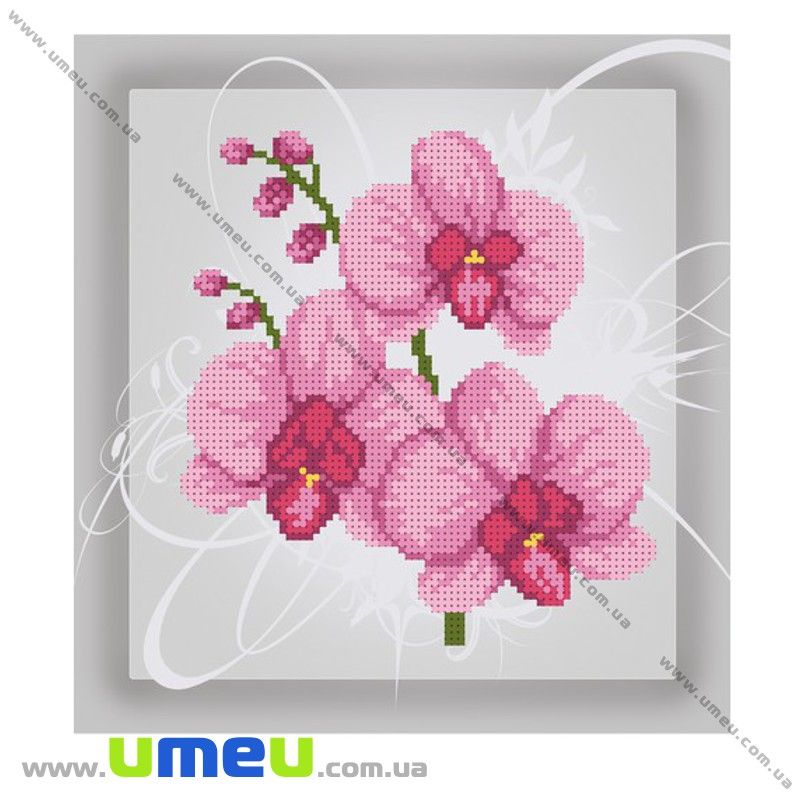 Схема для виш. бісером VDV, Орхідея Т-994, 19х18 см (SXM-029364)
