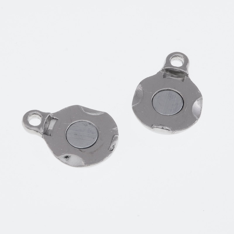 Замок магнітний, 16,5 х9,5 мм, Темне срібло (ZAM-055631)