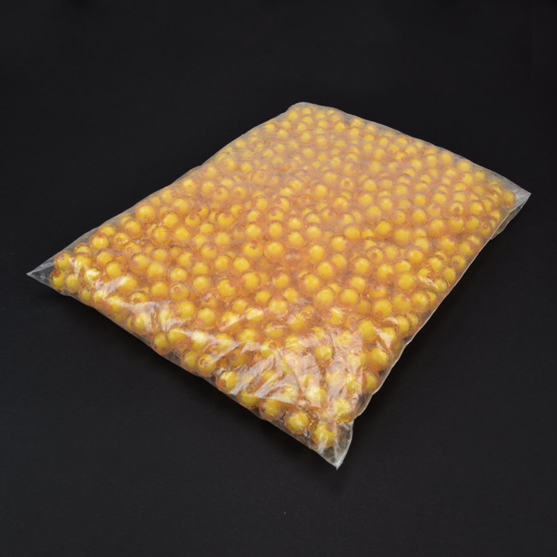 Бусины для сумок ОПТ, Акриловые, Круглые граненые, 10 мм, Желтые (BUS-059638)