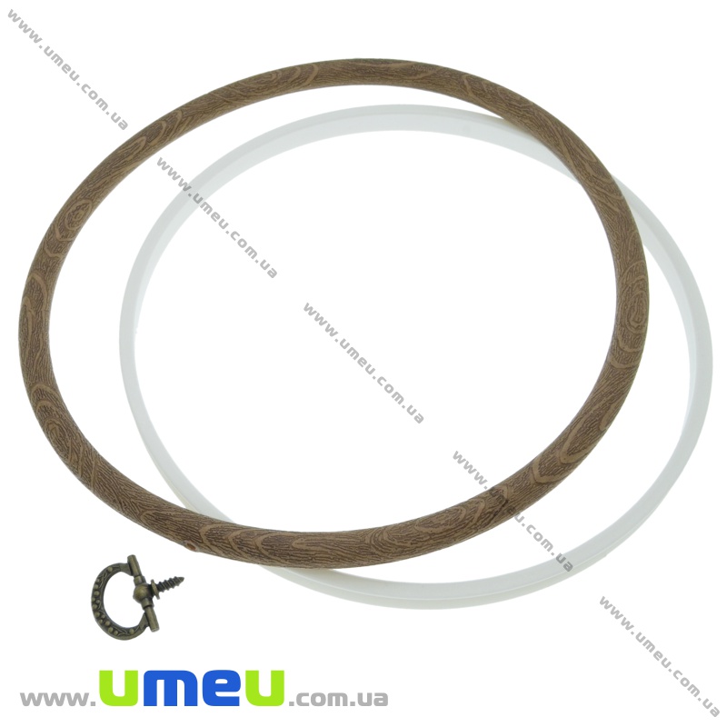 П'яльці-рамка круглі пластикові DMC, 19 см, Коричневі (MUL-035058)