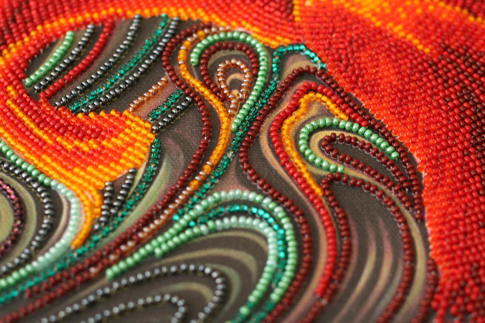 Набір для вишивання бісером на полотні Абрис Арт, Чудова лілія, 37х30 см (SXM-024891)