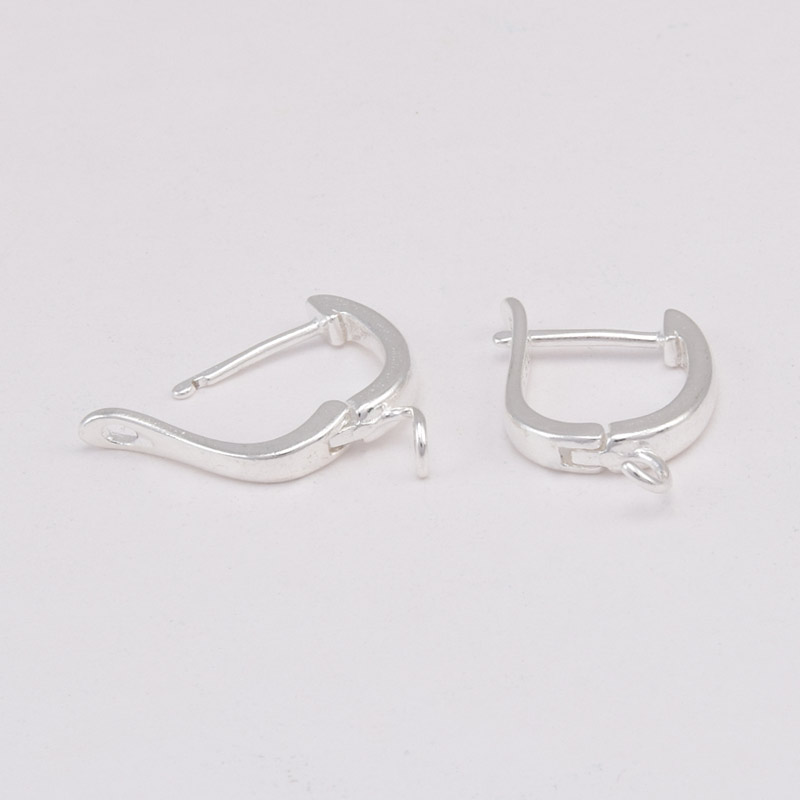 Швензи, Латунь з покриттям Срібло 925, 16х12х2,5 мм (OSN-059048)