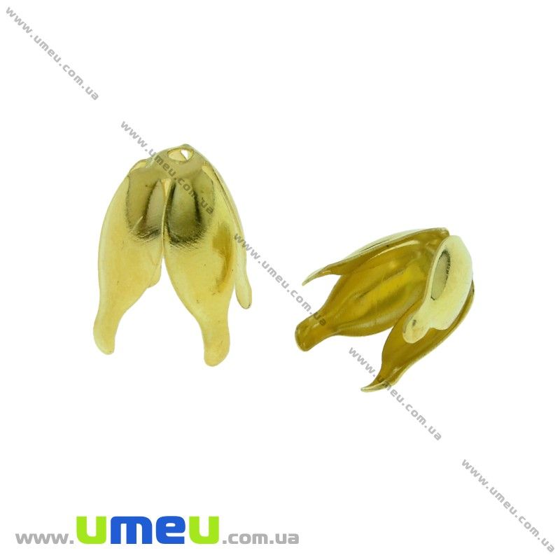 Ковпачок металевий, 13х8 мм, Золото (OBN-031798)