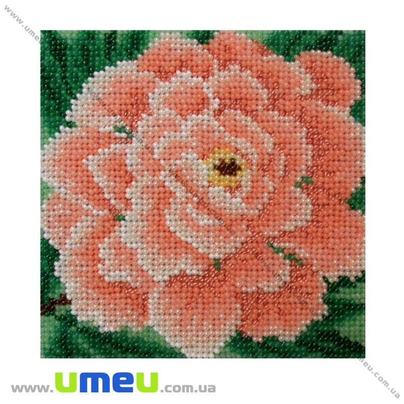Схема для виш. бісером VDV, Півонія Т-373, 12х12 см (SXM-029250)