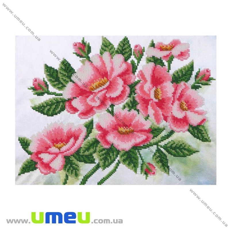 Схема для виш. бісером VDV, Шипшина Т-411, 33х24 см (SXM-029259)