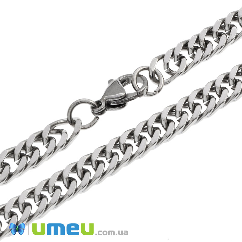 Основа на шию з нерж. ст., Темне срібло, 5 мм, 65 см (STL-057854)