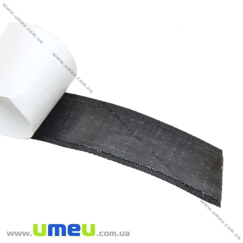 Липучка самоклеющаяся 20 мм, Черная (LEN-034356)