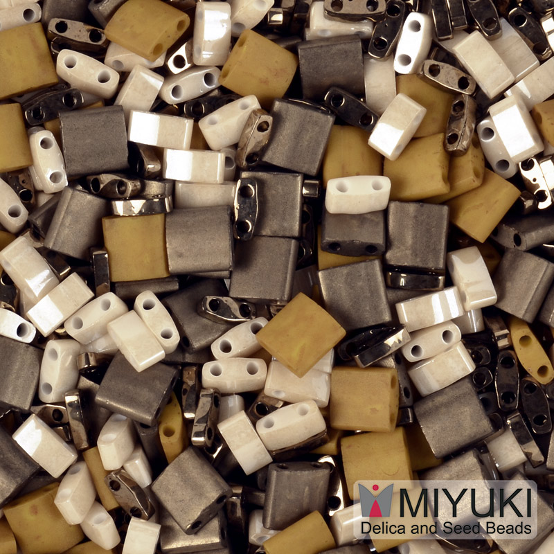 Бісер японський Miyuki TILA №mix20, Коричневий (BIS-051201)