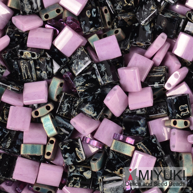 Бісер японський Miyuki TILA №mix21, Різнокольоровий (BIS-053259)