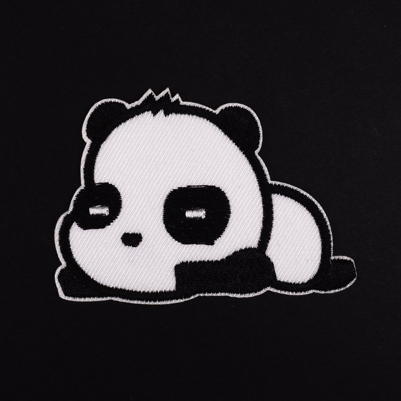 Аплікація на клейовій основі Панда, 7,5х5,5 см, Біла (APL-055054)